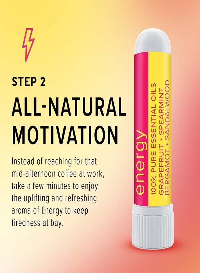 MOXE Daily Aromatherapy Nasal Inhalers Set, All Day Aromatherapy, Therapeutic Grade Essential Oils, Easy & Safe, Leakproof, Portable, Clear Congestion, Improve Energy, Naturally Calming & Relaxing - Image 3